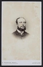 Webster, Hartley (Auckland) fl 1852-1900 :Portrait of Captain William Magee Hunter 1834-1868