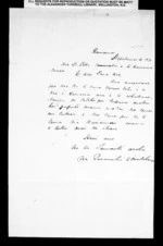 Letter from Paranihi Te Kiritahanga to Premier (with translation)