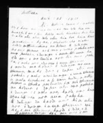Letter from Parahama Te Panakanake to Hohepa and McLean