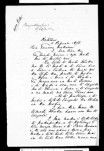 Letter from W H Taipari to McLean