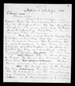 Letter from McLean to Panapa and others