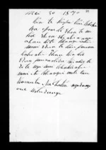 Letter from Manuwhiri to Te Wheoro (with translation)