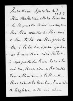 Letter from Te Rangiwerohia to McLean