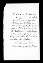 Undated letter from Wiremu Katene to McLean