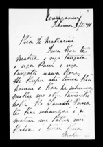 Letter from Tamati Waka Tarewa to McLean