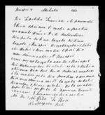 Letter from Pita Te Hori and Arapata Koti to William Fox