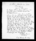 Letter from Hone Te One to Puihi