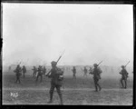 New Zealand troops training in Belgium, rehearsing the attack on Messines