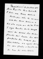 Letter from Paora Te Kahuatu Te Reimana and others to Te Pura (Buller)