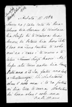 Copy of a letter from Te Mano to Paerau, Piripi, Henare and Paora Toki