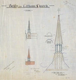 Clere, Frederick de Jersey, 1856-1952 :Belfry for Eltham Church. Approved 13 August 1903