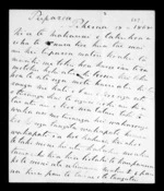Letter from William Haronga to McLean