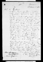 Letter from Hohepa Tamamutu to McLean (with translation)
