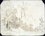 [Merrett, Joseph Jenner] 1815-1854 :Waterfall Lake Taupo. [Between 1843 and 1845?].