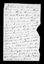 Undated letter from Te Tahana to McLean
