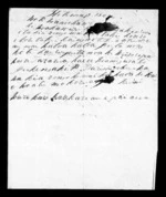 Letter from Ihaka Te Haterei to McLean