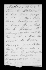 Letter from Hori Kingi Te Anaua to McLean