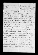 Copy of letter from Te Kaiaka to Te Apiha, Te Keepa and Hohepa Tamamutu