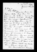 Letter from Hohepa Tamamutu to George Cooper (Te Kupa)