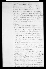 Letter from Anaru Te Whakarea to McLean