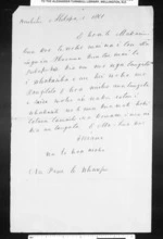 Letter from Pene Te Wharepu to McLean