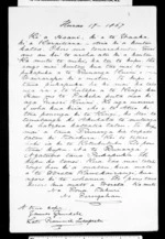 Letter from Pona Tahuri to Hoani, Ihaka & Karaitiana