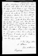 Letter from Kingi Hori te Hanea to McLean