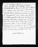 Letter from Te Tahana to Rarete