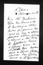 Letter from Urupeni Puhara to McLean