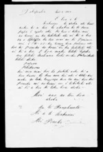 Letter from Te Rangihaeata to McLean (with translation)