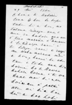 Letter from Paremata Te Wahapiro, Te Puoho to McLean