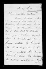 Letter from McLean to friends