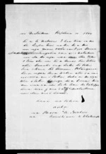 Letter from Paora Te Iriwhare, Karaitiana to McLean