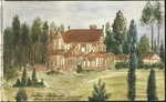 Medley, Mary Catherine (Taylor), b. 1835 :Justin Aylmers House. Home Bush. Masterton. [1895]