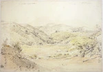 [Strutt, William] 1825-1915 :[Scene in Taranaki with pa. 1856]