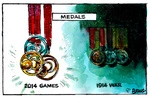 Evans, Malcolm Paul, 1945- :Medals. 4 August 2014