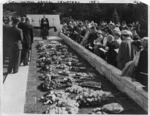 Dedication of the Tangiwai memorial, Karori Cemetery, Wellington.