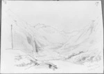 [Chevalier, Nicholas] 1828-1902 :Arthurs Pass looking north [1866]