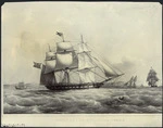 Clippers in the China Trade...Clipper Falcon 312 tons nett. N.M. Conway delt. T.G Dutton sculpt [London?, 1850s?]