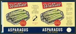 J Wattie Canneries Ltd :Watties choice natural asparagus thin spears, packed by J Wattie Canneries Limited, Hastings and Gisborne New Zealand. A New Zealand product. Net weight 1 lb. [Label. ca 1959]