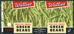 J Wattie Canneries Ltd :Watties French slice stringless green beans, pressure cooked, packed by J Wattie Canneries Limited, Hastings and Gisborne New Zealand. A New Zealand product. Net weight 1 lb. [Printed by] CSW. [Label. ca 1959]