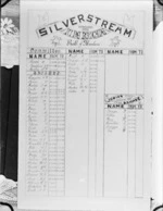 Silverstream Fire Brigade roll of members, 1941