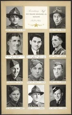 New Zealand Newspapers Ltd :Accountancy staff [who served overseas in World War II], 1939-1945