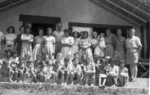 People at Te Whaiti Health Camp, Ohope Beach, January 17-29, 1951