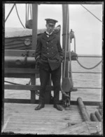 Unidentified lieutenant on board ship