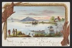 White, Benoni William Lytton, 1858-1950 :Lake Rotorua, New Zealand. Benoni White, del. New Zealand Post Card (carte postale) issued by the New Zealand Government Department of Tourist & Health Resorts. W R Bock, sc. A D Willis, Lithographer, Wanganui, NZ [1904?]