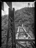 Makohine Viaduct under construction, ca 1900