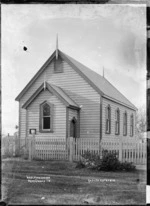 Wesleyan Church at Ngaruawahia, 1910 - Photograph taken by G & C Ltd