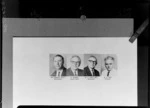 New Zealand Labour Party national executive; Sir Francis Kitts, P Dowse, H L J May (Member of Parliament), G S Ray