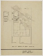 Toomath and Wilson, architects :Calvert house. Plan 1/8" addition of studio / games room. February 1970